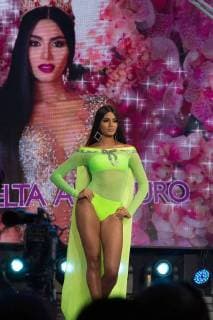 Sthefany Gutierrez (C), representative of Delta Amacuro State, walks wearing a swimsuit before being crowned as the queen of the national beauty pageant Miss Venezuela, in Caracas, Venezuela, 9 November 2017. Sthefany Gutierrez wins Miss Venezuela 2017 !ACHTUNG: NUR REDAKTIONELLE NUTZUNG!  Copyright: xNathaliexSayagox CAR002 20171110-636458915967995859