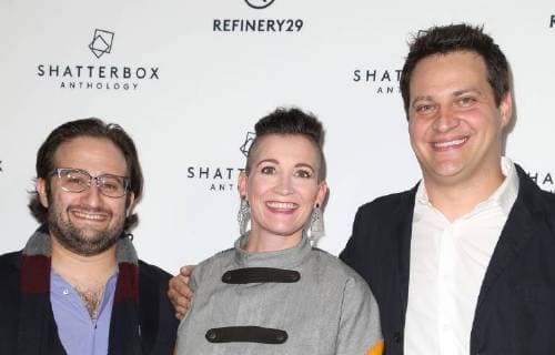 LOS ANGELES CA NOVEMBER 9 David Shapiro Amy Emmerich Michael A Pruss at the Los Angeles Premiere of Come Swim at the Landmark Theater in Los Angeles California on November 9 2017 Copyright: xFayexSadoux