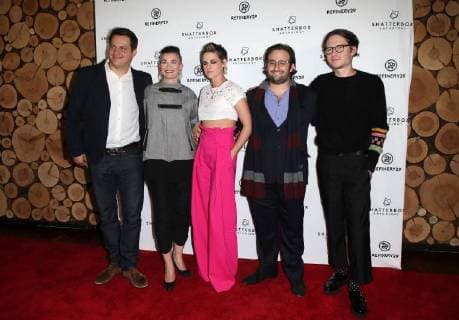 LOS ANGELES CA NOVEMBER 9 Michael A Pruss Amy Emmerich Kristen Stewart David Shapiro Josh Kaye at the Los Angeles Premiere of Come Swim at the Landmark Theater in Los Angeles California on November 9 2017 Copyright: xFayexSadoux