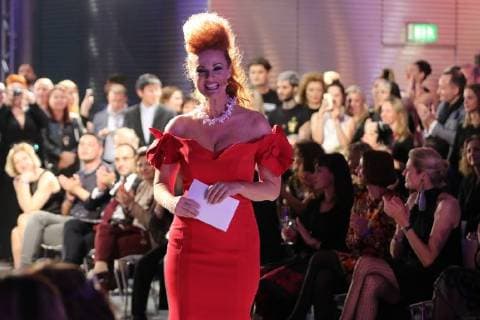 10.11.2017 Frankfurt am Main, Fraport-Arena FRANKfurtstyleaward Gala Talent-Contest Fashion and Design führte durch den Abend Anke Seeling Moderatorin und Redakteurin