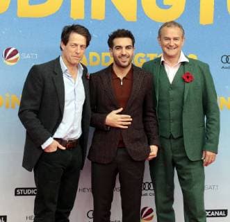 Hugh Grant, Elyas M Barek, Hugh Bonneville. Paddington 2 Premiere im Zoopalast in Berlin.