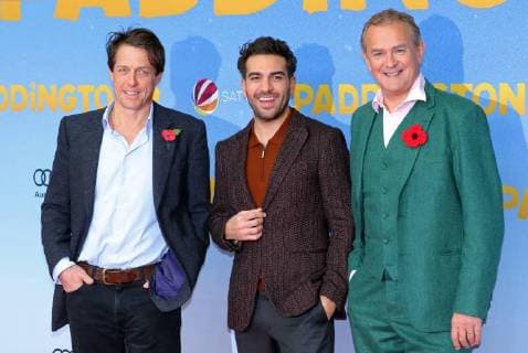 Hugh Grant + Elyas MÕBarek + Hugh Bonneville bei der Filmpremiere - Paddington 2 - im Kino Zoo Palast, Zoopalast, in der Hardenbergstrasse 29A, Berlin Copyright imago stock&people GmbH Tinkeres Datum: 12.11.2017 Film Paddington 2