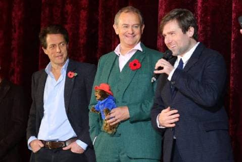 Hugh Grant + Hugh Bonneville + Regisseur Paul King bei der Filmpremiere - Paddington 2 - im Kino Zoo Palast, Zoopalast, in der Hardenbergstrasse 29A, Berlin Copyright imago stock&people GmbH Tinkeres Datum: 12.11.2017 Film Paddington 2