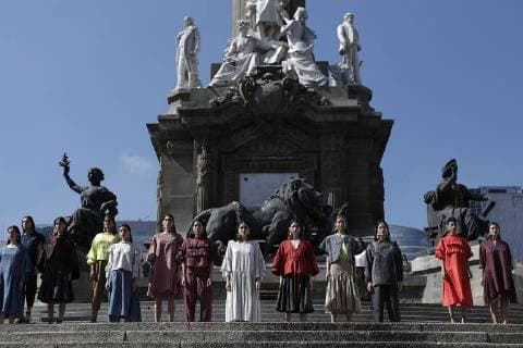 November 12, 2017 - EUM20171112ESP04.JPG.CIUDAD DE MEXICO Fashion WeekSemana Moda-Mercedes Benz.- Aspectos generales de Mercedes Benz Fashion Week con la coleccion de primavera de Francisco Cancino director creativo de Yakampot Foto: Agencia EL UNIVERSALIvan StephensMAVC  - ZUMAu78_ 20171112_zaf_u78_018 Copyright: xElxUniversalx