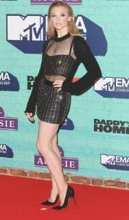British actress Natalie Dormer attends the red carpet arrivals of MTV European Music Awards at the SSE Arena in London on November 12, 2017.  LON20171112134 RUNExHELLESTAD