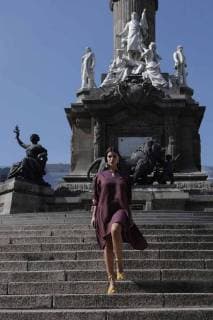 November 12, 2017 - EUM20171112SOC15.JPG.CIUDAD DE MEXICO, Fashion Week Semana de la Moda-Mercedes Benz.- La manana de este domingo 12 de noviembre de 2017 se realizo el desfile inaugural de la nueva edicion del Mercedes-Benz Fashion Week, en el que Francisco Cancino, director creativo de Yakampot, presento sus nuevos disenos en las inmediaciones de la Columna del Ãngel de la Independencia en el centro de la Ciudad de Mexico. Foto: Agencia EL UNIVERSAL Ivan Stephens AFBV  - ZUMAu78_ 20171112_zaf_u78_073 Copyright: xIvanxStephensx
