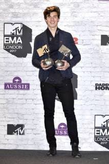 Shawn Mendes bei der Verleihung der MTV European Music Awards 2017 in der Wembley Arena. London, 12.11.2017