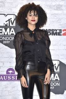 Nathalie Emmanuel bei der Verleihung der MTV European Music Awards 2017 in der Wembley Arena. London, 12.11.2017