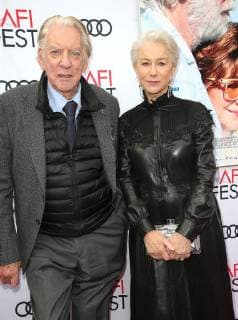 AFI FEST 2017 projection du film The Leisure Seeker à Los Angeles. 12 November 2017 - Hollywood, California - Donald Sutherland, Helen Mirren. The Leisure Seeker AFI FEST 2017 Screening held at at the Egyptian Theatre. Photo Credit: F. Sadou AdMedia 222252 AdMedia Starface 2017-11-12 California Hollywood Etats-Unis Sutherland, Donald; Mirren, Helen  Copyright: xAdMediax STAR_222252_024
