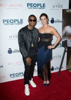 Usher Raymond IV and Kaily Smith attend the premiere of The Orchard s People You May Know at the Pacific Theatres The Grove on November 13, 2017 in Los Angeles, California USA 2017 The premiere of The Orchard s People You May Know at the Pacific Theatres The Grove in Los Angeles, California  Copyright: xMSUxStudiox