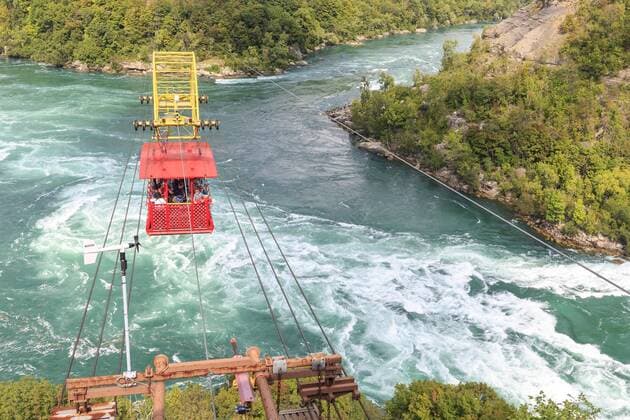Seilbahn über Stromschnellen Whirlpool, Whirlpool Aero Car, Niagara River, Ontario, Kanada, Nordamerika Copyright: imageBROKER/ManfredxSchmidt iblicq04594228.jpg