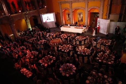 November 14, 2017 - Mexico Df, Mexico, Spain - Queen Letizia of Spain attends a dinner with President of Mexico, Enrique Pena Nieto and wife, Angelica River, on November 13, 2017 in Mexico Mexico City Mexico  - ZUMAg15_ 20171114_zaf_g15_006 Copyright: xJackxAbuinx