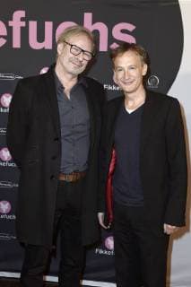Leander Haussmann und Jan Henrik Stahlberg bei der Premiere des Kinofilms Fikkefuchs im Kino International. Berlin, 14.11.2017