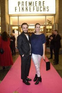 Franz Rogowski und Saralisa Volm bei der Premiere des Kinofilms Fikkefuchs im Kino International. Berlin, 14.11.2017