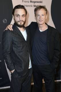 Franz Rogowski und Jan Henrik Stahlberg bei der Premiere des Kinofilms Fikkefuchs im Kino International. Berlin, 14.11.2017
