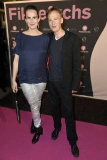 Saralisa Volm und Jan Henrik Stahlberg bei der Premiere des Kinofilms Fikkefuchs im Kino International. Berlin, 14.11.2017