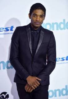 Nadji Jeter arrives for the premiere of Wonder at the Regency Village Theatre in Los Angeles on November 14, 2017.  LAP2017111418 CHRISTINExCHEW