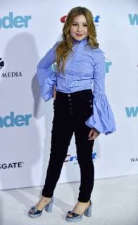 Ella Anderson arrives for the premiere of Wonder at the Regency Village Theatre in Los Angeles on November 14, 2017.  LAP2017111432 CHRISTINExCHEW