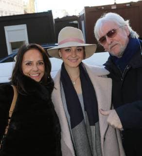 THE RECALL - Kinopremiere Wien, 15. 11. 2017 Reinhold BILGERI mit Tochter Laura BILGERI und Frau Beatrix