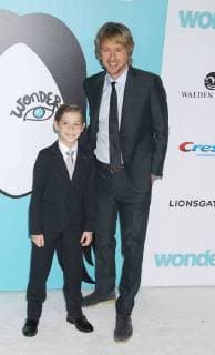 November 14, 2017 - Los Angeles, California, United States - November 14h 2017 - Los Angeles, California USA - Actor JACOB TREMBLAY, Actor OWEN WILSON at the Wonder Premiere held at the Regency Theater Westwood , Los Angeles CA. Los Angeles United States - ZUMAf05_ 20171114_zaf_f05_039 Copyright: xPaulxFentonx