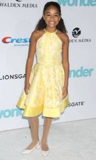 November 14, 2017 - Los Angeles, California, United States - November 14h 2017 - Los Angeles, California USA - Actress MILLIE DAVIS at the Wonder Premiere held at the Regency Theater Westwood , Los Angeles CA. Los Angeles United States - ZUMAf05_ 20171114_zaf_f05_049 Copyright: xPaulxFentonx