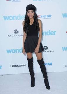 November 14, 2017 - Westwood, CA, U.S. - 14 November 2017 - Westwood, California - Teala Dunn. Wonder Los Angeles Premiere held at The Regency Village Theater in Westwood. Photo Credit: AdMedia Westwood U.S. - ZUMAa123 20171114_zaa_a123_452 Copyright: xBirdiexThompsonx