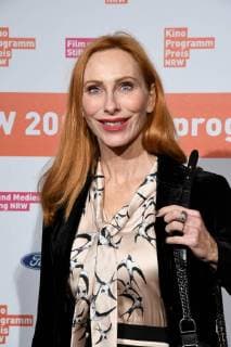 Schauspieler Andrea Sawatzki kommt am 14.11.2017 in Köln zur Verleihung des 27. Kinoprogrammpreis NRW.