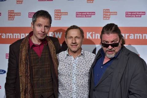 Schauspieler Matthias Bundschuh, Richy Müller und Armin Rohde kommt am 14.11.2017 in Köln zur Verleihung des 27. Kinoprogrammpreis NRW.