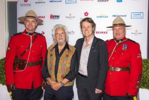 November 15, 2017 - Toronto, Ontario, Canada - David Suzuki and Jim Cuddy attend the 2017 Canada s Walk of Fame at The Liberty Grand on November 15, 2017 in Toronto, Canada Toronto Canada - ZUMAm154 20171115_zap_m154_032 Copyright: xAngelxMarchinix