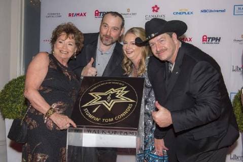 November 15, 2017 - Toronto, Ontario, Canada - Lena Connors, Tom Jr and Taw Connors attend the 2017 Canada s Walk of Fame at The Liberty Grand on November 15, 2017 in Toronto, Canada Toronto Canada - ZUMAm154 20171115_zap_m154_034 Copyright: xAngelxMarchinix