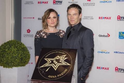 November 15, 2017 - Toronto, Ontario, Canada - Anna Paquin and Stephen Moyer attend the 2017 Canada s Walk of Fame at The Liberty Grand on November 15, 2017 in Toronto, Canada Toronto Canada - ZUMAm154 20171115_zap_m154_046 Copyright: xAngelxMarchinix