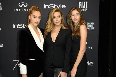 November 15, 2017 - West Hollywood, California, U.S. - SISTINE STALLONE, SCARLET STALLONE and SOPHIA STALLONE at the s and InStyle s Celebration of the 2018 Golden Globe Awards Season and the Unveiling of the Golden Globe Ambassador. West Hollywood U.S. - ZUMAz03_ 20171115_shd_z03_210 Copyright: xHFPAx