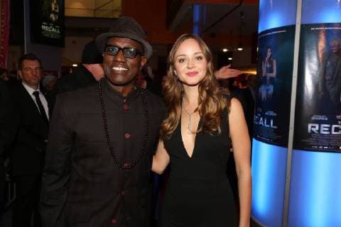 Kinopremiere - THE RECALL Wien, Millenium City, 15. 11. 2017 Wesley SNIPES, Laura BILGERI