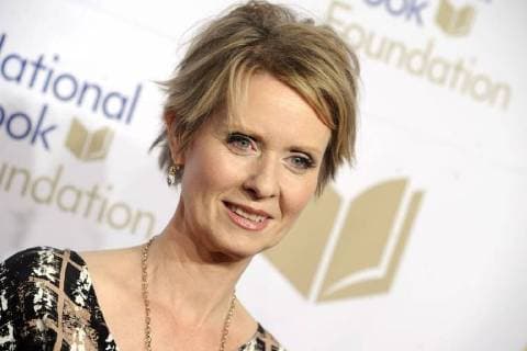 Cynthia Nixon bei der Verleihung der 68. National Book Awards im Cipriani Wall Street. New York, 15.11.2017 *** Cynthia Nixon at the award Ceremony the 68 National Book Awards in Cipriani Wall Street New York 15 11 2017 Foto:xD.xVanxTinex xFuturexImage