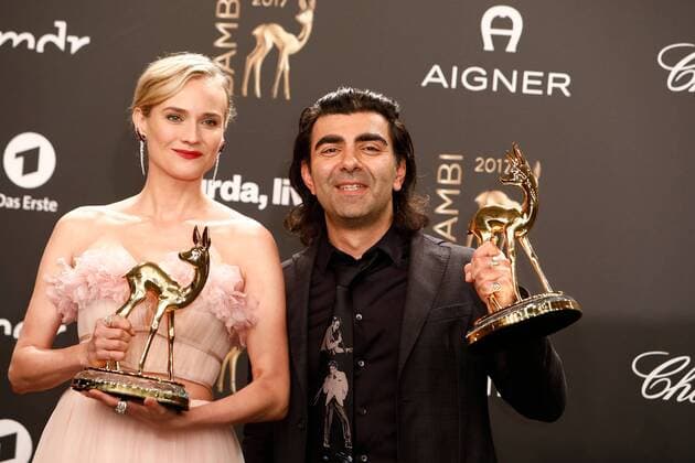Bilder des Tages Diane Kruger und Fatih Akin bei der Verleihung Bambi 2017 am 16.11.2017 in Berlin Bambi 2017 Verleihung in Berlin *** Diane Kruger and Fatih Akin at the award Ceremony Bambi 2017 at 16 11 2017 in Berlin Bambi 2017 award Ceremony in Berlin 