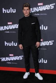 November 16, 2017 - Westwood, CA, U.S. - 16 November 2017 - Westwood, California - Gregg Sulkin. Premiere Of Hulu s Marvel s Runaways held at Regency Village Theater in Westwood. Photo Credit: AdMedia Westwood U.S. - ZUMAa123 20171116_zaa_a123_297 Copyright: xBirdiexThompsonx