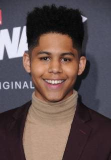 November 16, 2017 - Westwood, CA, U.S. - 16 November 2017 - Westwood, California - Rhenzy Feliz. Premiere Of Hulu s Marvel s Runaways held at Regency Village Theater in Westwood. Photo Credit: AdMedia Westwood U.S. - ZUMAa123 20171116_zaa_a123_295 Copyright: xBirdiexThompsonx