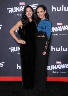 November 16, 2017 - Westwood, CA, U.S. - 16 November 2017 - Westwood, California - Nicole Wolf, Cheryl Burke. Premiere Of Hulu s Marvel s Runaways held at Regency Village Theater in Westwood. Photo Credit: AdMedia Westwood U.S. - ZUMAa123 20171116_zaa_a123_334 Copyright: xBirdiexThompsonx