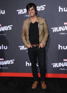 November 16, 2017 - Westwood, CA, U.S. - 16 November 2017 - Westwood, California - Siddhartha Khosla. Premiere Of Hulu s Marvel s Runaways held at Regency Village Theater in Westwood. Photo Credit: AdMedia Westwood U.S. - ZUMAa123 20171116_zaa_a123_401 Copyright: xBirdiexThompsonx