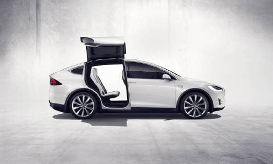 February 9, 2012 - California, U.S. - The Tesla Model X is a full-sized, all-electric, luxury, crossover SUV made by Tesla, Inc. that uses falcon wing doors for access to the second and third row seats. The prototype was unveiled at Tesla s design studios in Hawthorne on February 9, 2012. The Model X has an official EPA rated 237Ð295 mile range and the combined fuel economy equivalent and energy consumption for the AWD P90D was rated at 89 mpg-e (23 kWh 100 km or 39 kWh 100 mi). Price Starts at $79,000. U.S. - ZUMAz03_ 20120209_shd_z03_774 Copyright: xTeslaxMotorsx