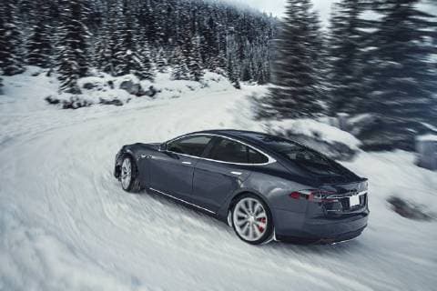 December 4, 2016 - California, U.S. - The Tesla Model S is a full-sized all-electric five-door, luxury liftback, produced by Tesla, Inc., and introduced on 22 June 2012. It scored a perfect 5.0 NHTSA automobile safety rating. The EPA official range for the 2017 Model S 100D, which is equipped with a 100ÊkWh (360ÊMJ) battery pack, is 341 miles, higher than any other electric car. U.S. - ZUMAz03_ 20161204_shd_z03_757 Copyright: xTeslaxMotorsx
