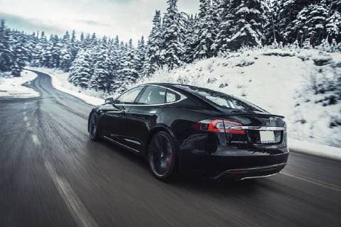 December 4, 2016 - California, U.S. - The Tesla Model S is a full-sized all-electric five-door, luxury liftback, produced by Tesla, Inc., and introduced on 22 June 2012. It scored a perfect 5.0 NHTSA automobile safety rating. The EPA official range for the 2017 Model S 100D, which is equipped with a 100ÊkWh (360ÊMJ) battery pack, is 341 miles, higher than any other electric car. U.S. - ZUMAz03_ 20161204_shd_z03_755 Copyright: xTeslaxMotorsx