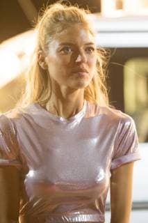 Victoria s Secret Angel and American model Martha Hunt poses before taking group photos ahead of the 2017 Victoria s Secret Fashion Show at the Mercedes-Benz Arena in Shanghai, China, 18 November 2017. Victoria s Secret Angel Martha Hunt flaunts slender waist in crop top in Shanghai  pbu712853_05