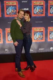 Isabell Horn mit Freund Jens Ackermann - Weltpremiere Deutschlands groesster Kindershow Spiel mit der Zeit im Friedrichstadt-Palast Berlin am 19.11.2017. Weltpremiere Spiel mit der Zeit