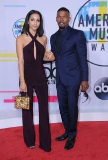 November 19, 2017 - Los Angeles, CA, U.S. - 19 November 2017 - Los Angeles, California - Corrine Foxx, Jamie Foxx. 2017 American Music Awards held at Microsoft Theater in Los Angeles. Photo Credit: AdMedia Los Angeles U.S. - ZUMAa123 20171119_zaa_a123_152 Copyright: xBirdiexThompsonx