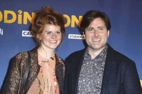 Premiere of Paddington 2 in Paris, France. Paul King;Eloise Moody (Paul King s wife) Paris France  562073