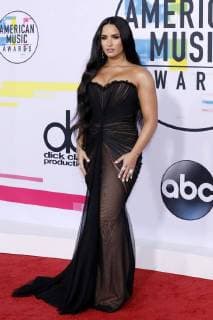 Demi Lovato bei der Verleihung der 44. American Music Awards im Microsoft Theatre. Los Angeles, 19.11.2017