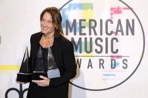 Keith Urban bei der Verleihung der 44. American Music Awards im Microsoft Theatre. Los Angeles, 19.11.2017