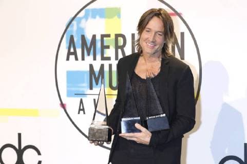 Keith Urban bei der Verleihung der 44. American Music Awards im Microsoft Theatre. Los Angeles, 19.11.2017