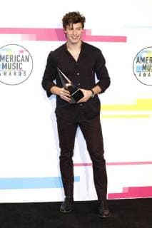 Shawn Mendes bei der Verleihung der 44. American Music Awards im Microsoft Theatre. Los Angeles, 19.11.2017